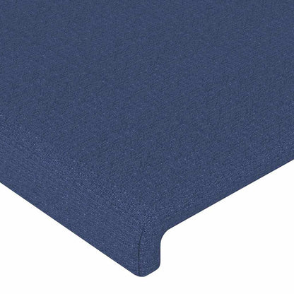 Giroletto senza Materasso Blu 80x200 cm in Tessuto