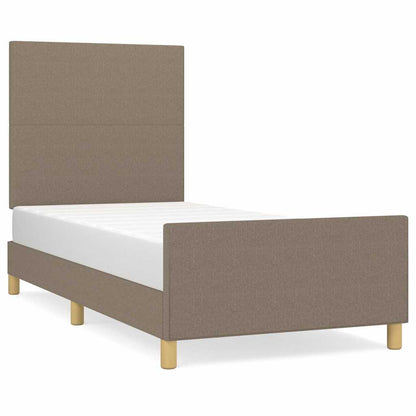 Giroletto senza Materasso Tortora 90x190 cm Tessuto