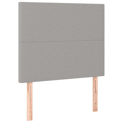 Giroletto senza Materasso Grigio Chiaro 100x200 cm Tessuto