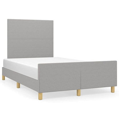 Giroletto senza Materasso Grigio Chiaro 120x200 cm Tessuto