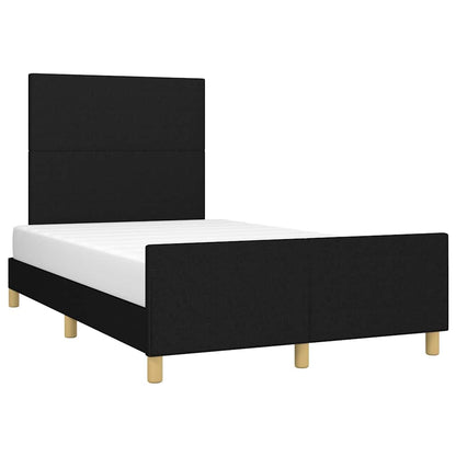 Giroletto senza Materasso Nero 120x200 cm Tessuto