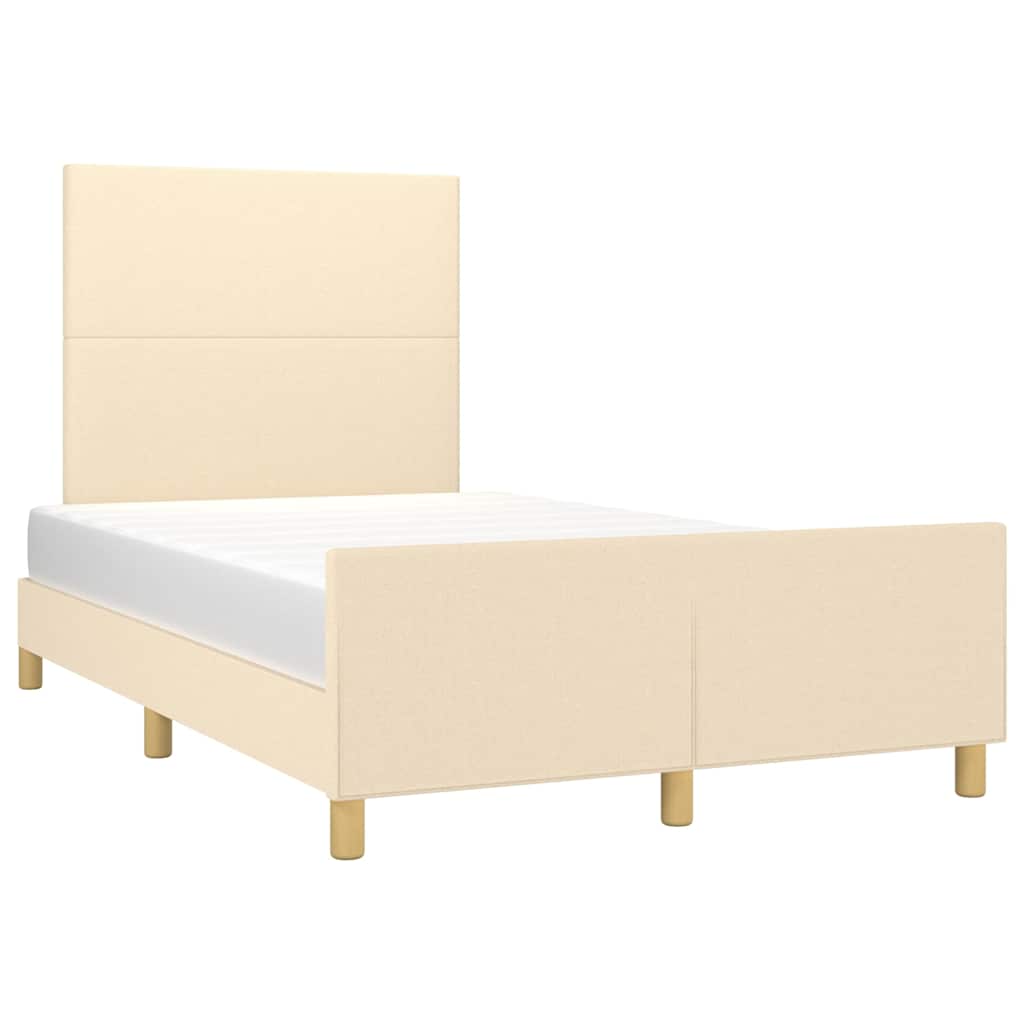 Giroletto senza Materasso Crema 120x200 cm Tessuto
