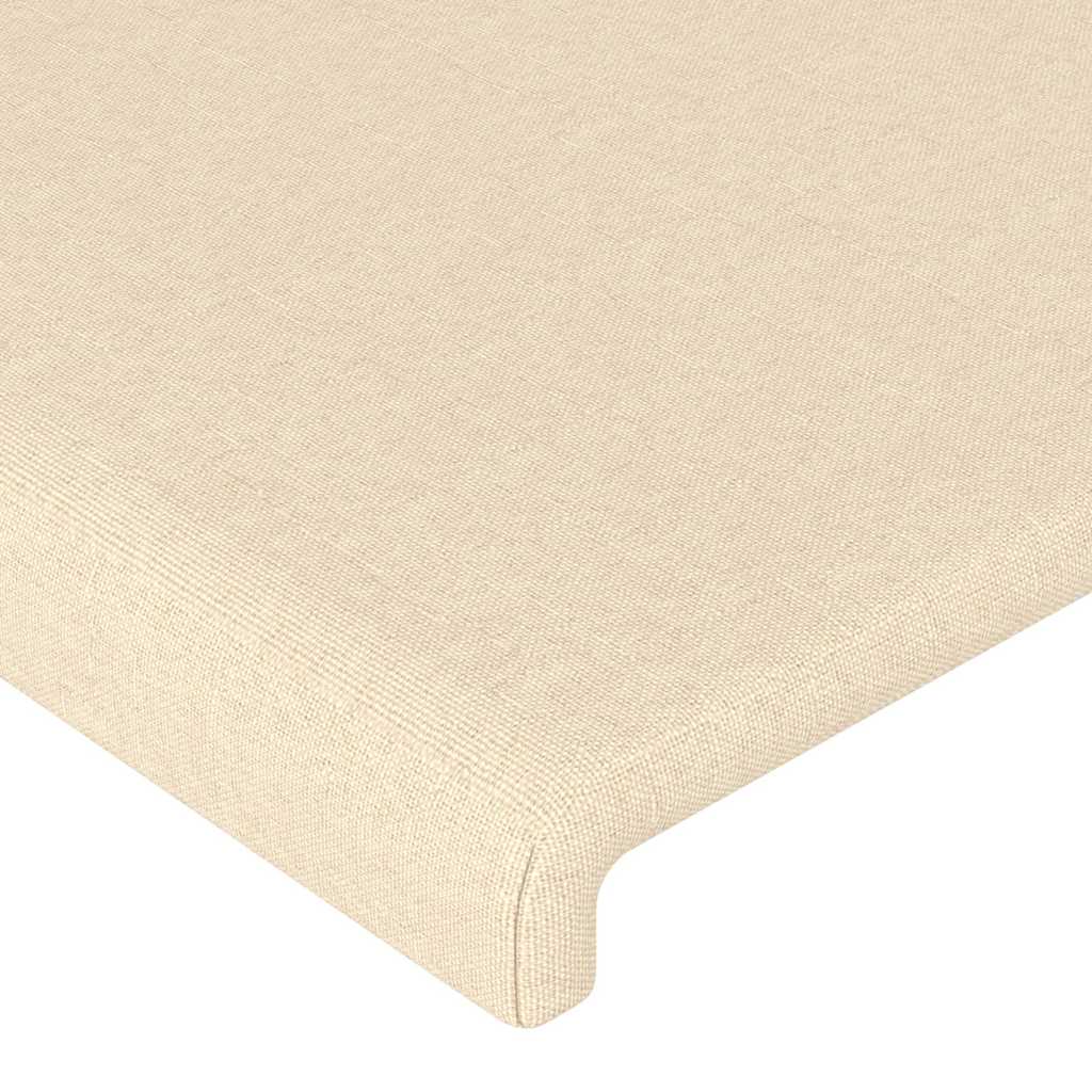 Giroletto senza Materasso Crema 140x190 cm in Tessuto