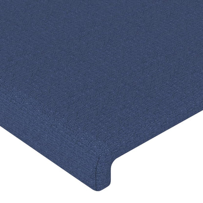 Giroletto senza Materasso Blu 140x190 cm in Tessuto