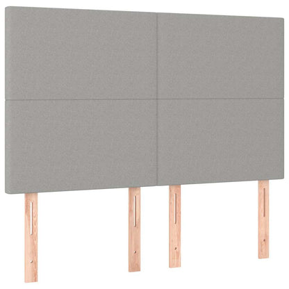 Giroletto senza Materasso Grigio Chiaro 140x200 cm Tessuto