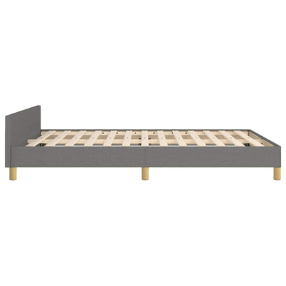 Giroletto senza Materasso Grigio Scuro 140x200 cm Tessuto