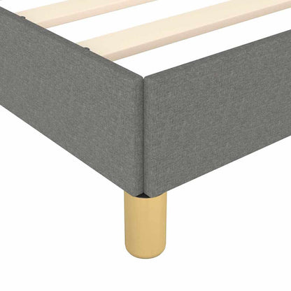 Giroletto senza Materasso Grigio Scuro 140x200 cm Tessuto