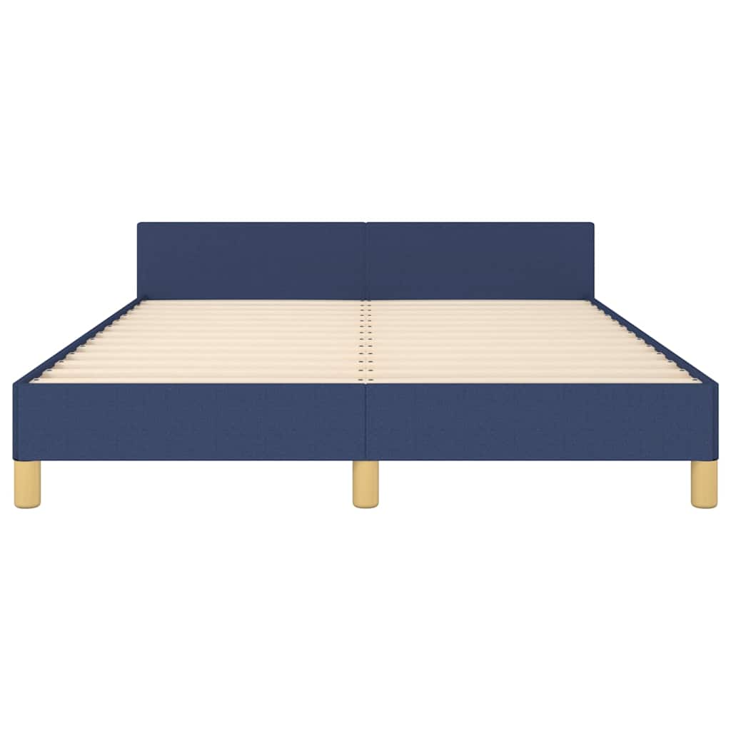 Giroletto senza Materasso Blu 140x200 cm in Tessuto