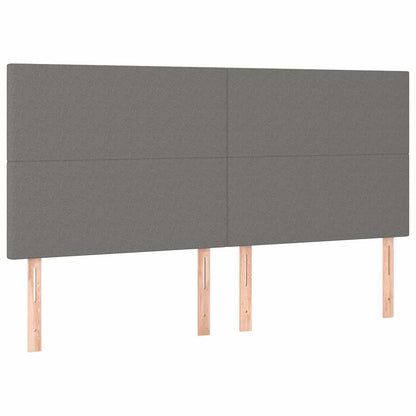 Giroletto senza Materasso Grigio Scuro 160x200 cm Tessuto