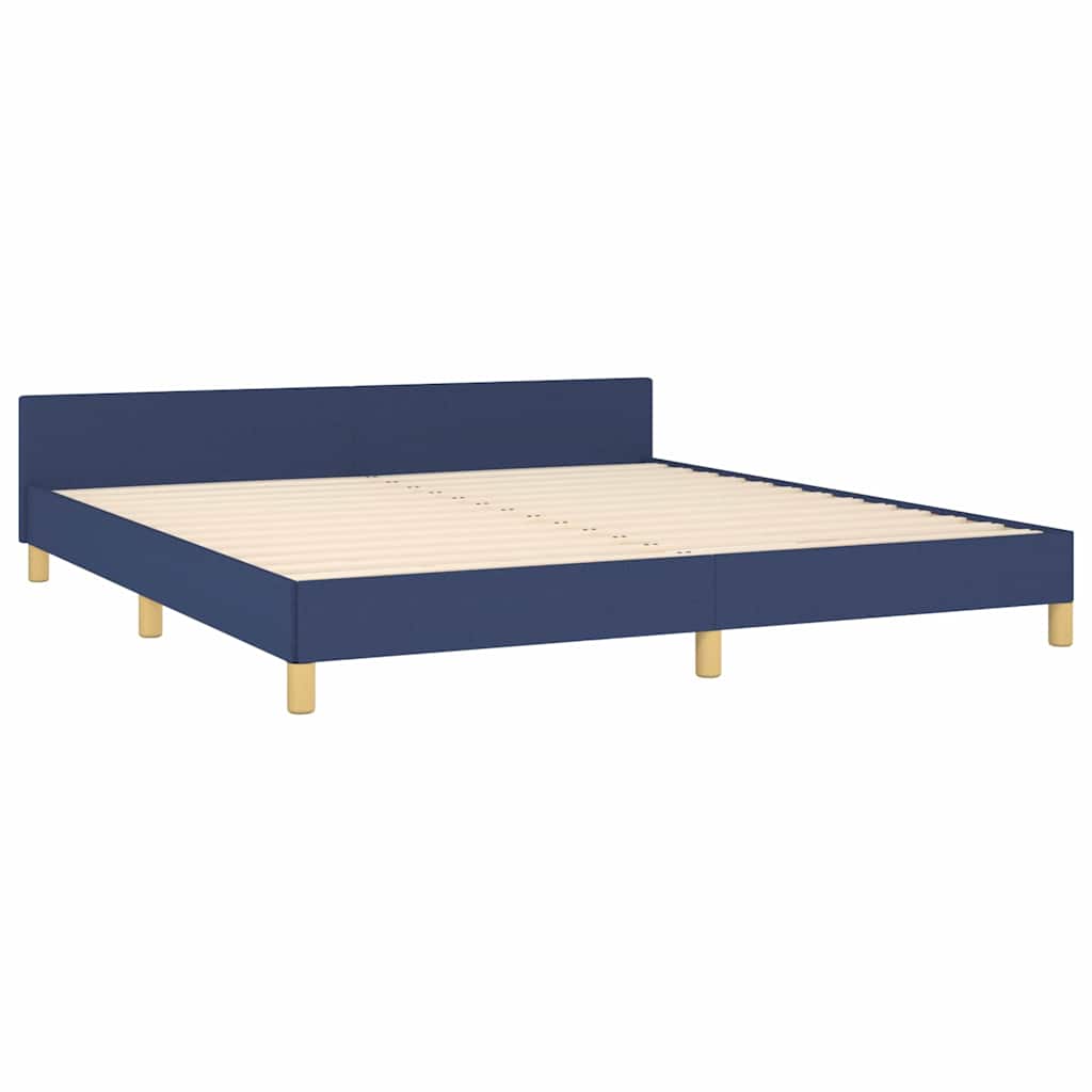 Giroletto senza Materasso Blu 180x200 cm in Tessuto