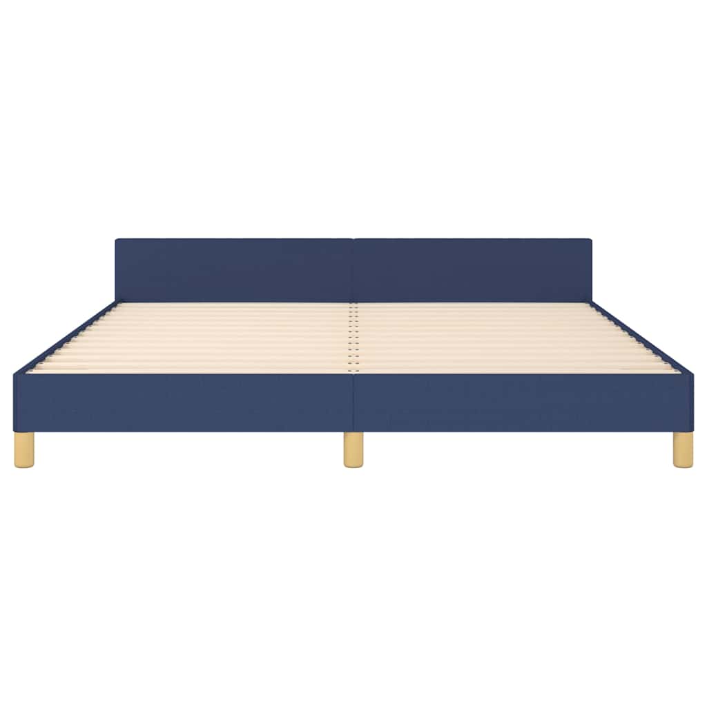 Giroletto senza Materasso Blu 180x200 cm in Tessuto