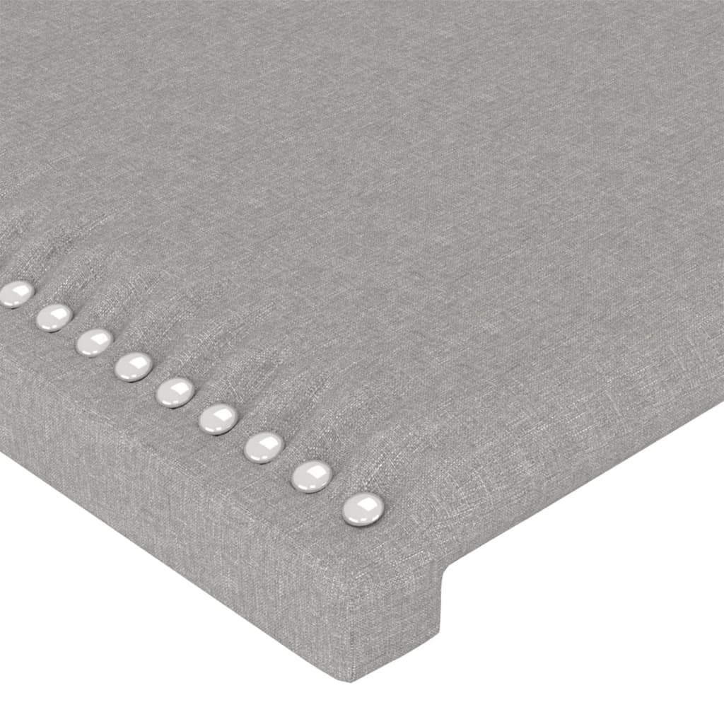 Giroletto senza Materasso Grigio Chiaro 90x190 cm Tessuto | homemem39