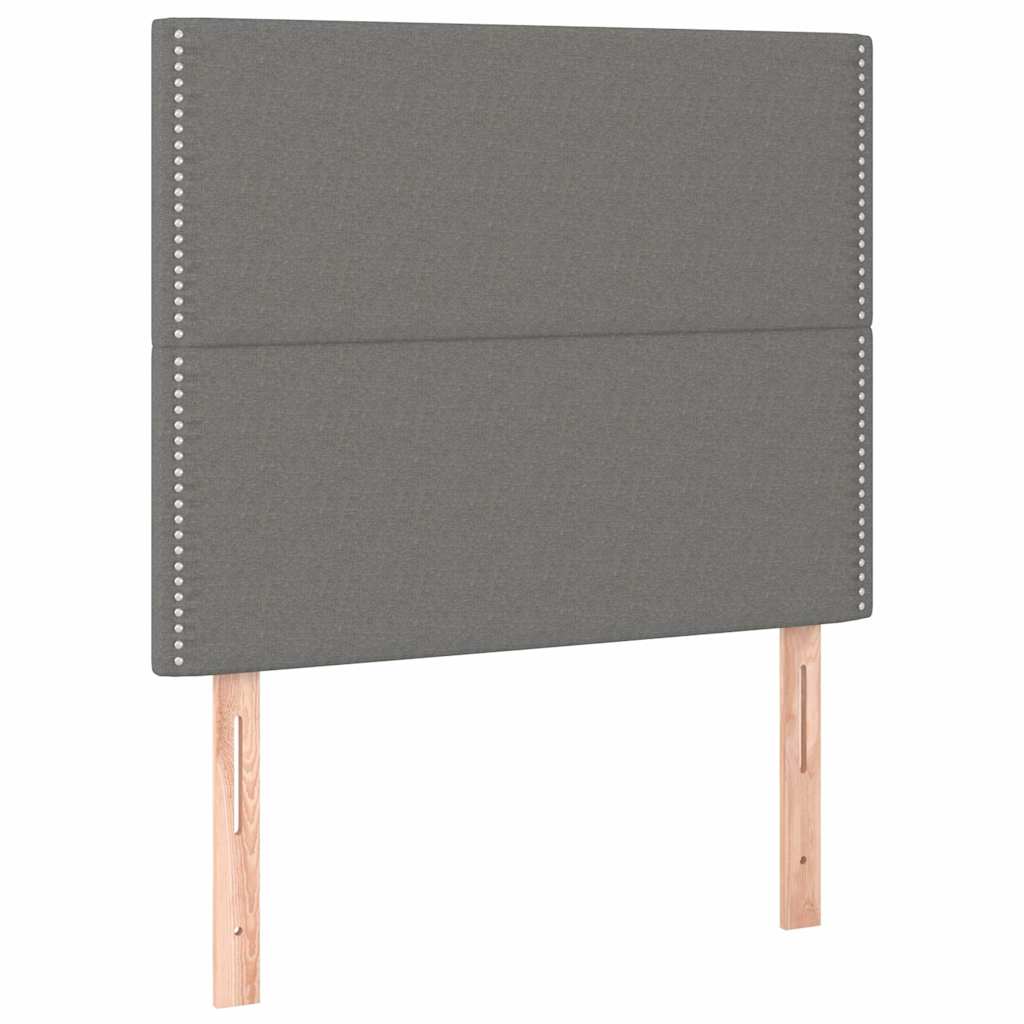 Giroletto senza Materasso Grigio Scuro 90x200 cm Tessuto