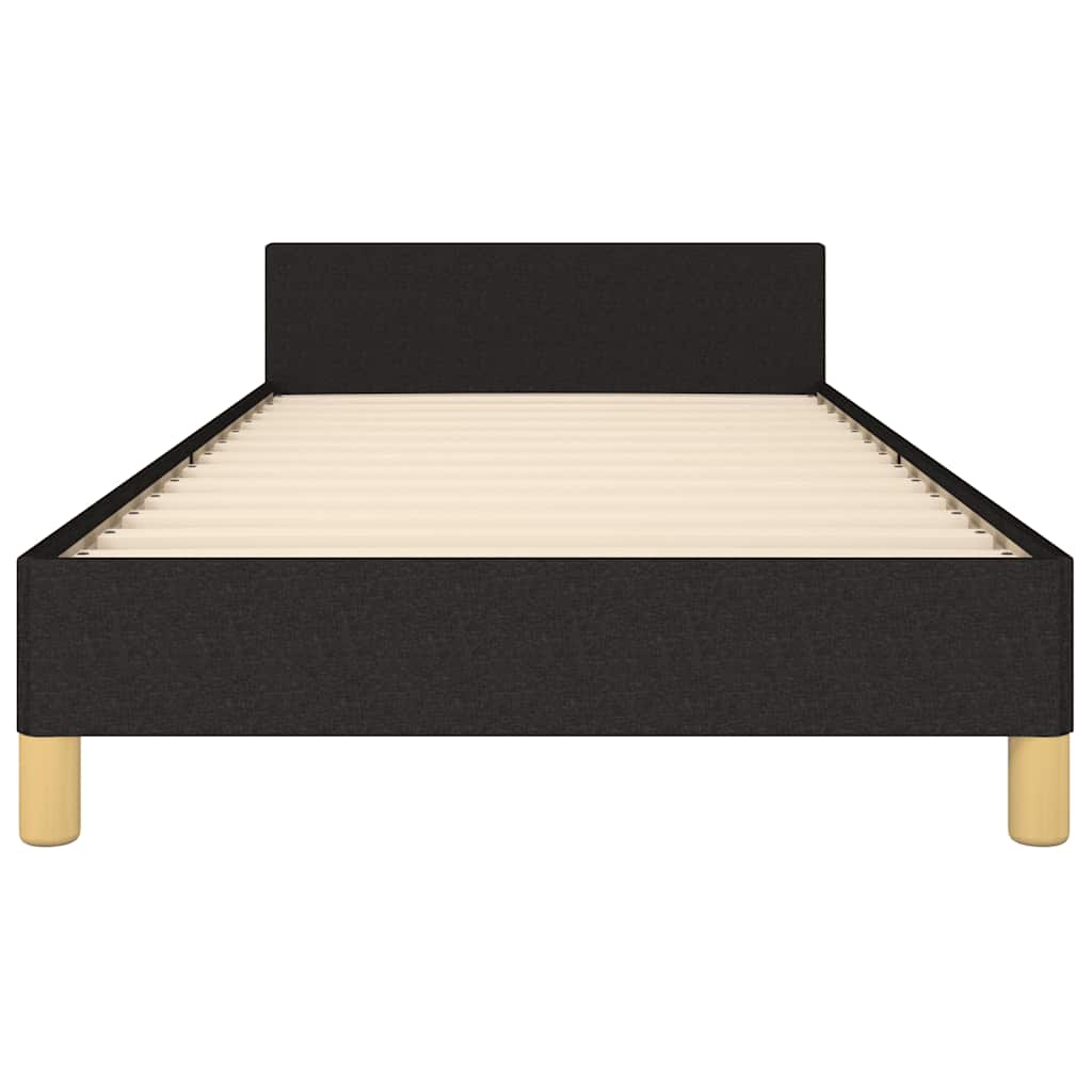 Giroletto senza Materasso Nero 90x200 cm in Tessuto | homemem39