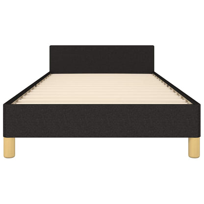 Giroletto senza Materasso Nero 90x200 cm in Tessuto | homemem39