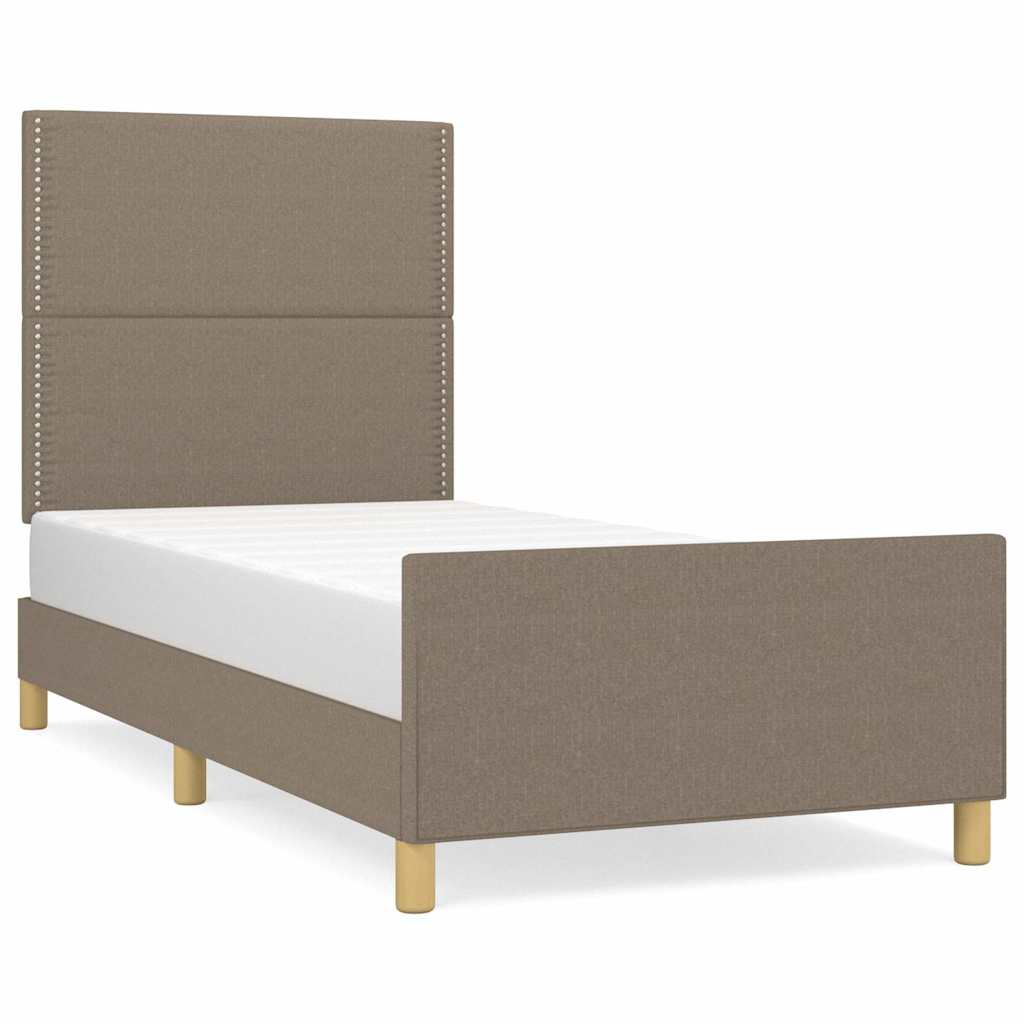 Giroletto senza Materasso Tortora 90x200 cm Tessuto