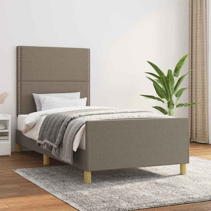 Giroletto senza Materasso Tortora 90x200 cm Tessuto