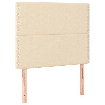 Giroletto senza Materasso Crema 90x200 cm in Tessuto