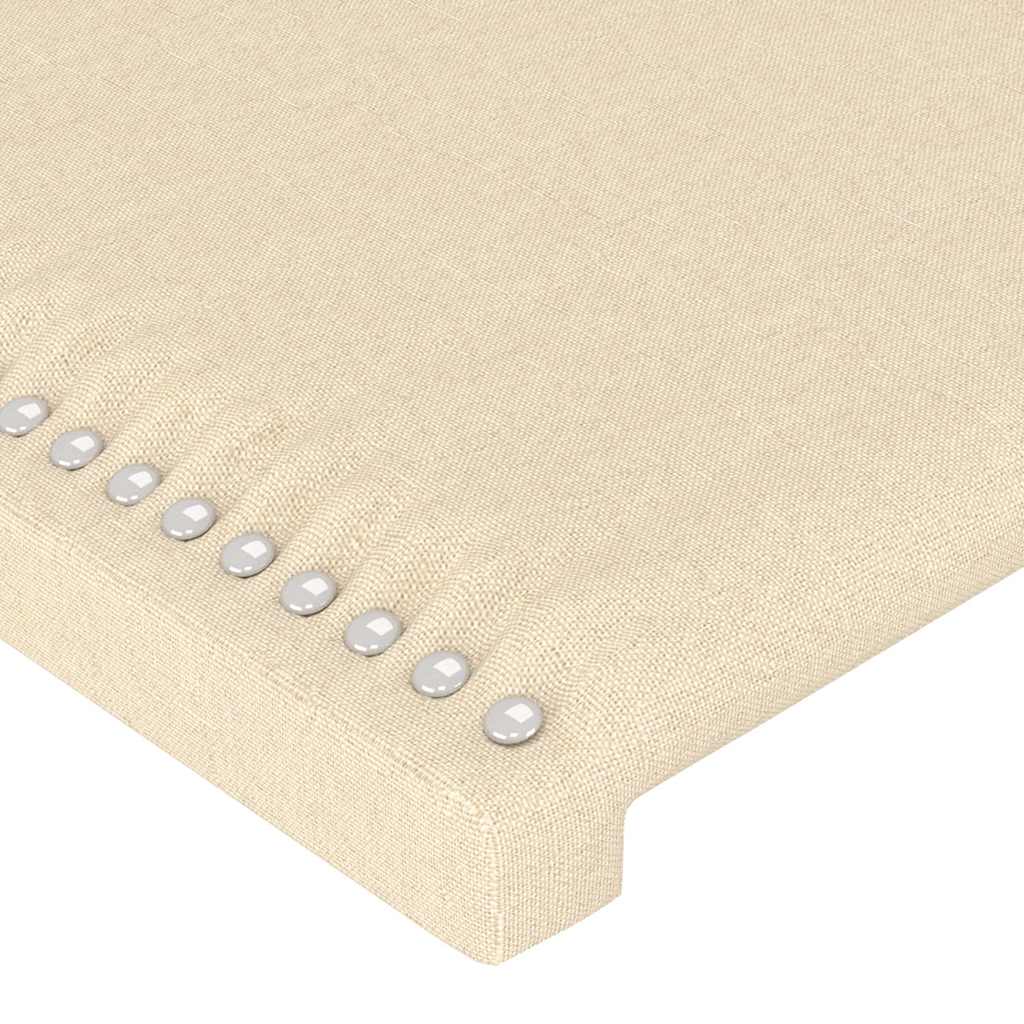 Giroletto senza Materasso Crema 90x200 cm in Tessuto