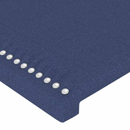 Giroletto senza Materasso Blu 90x200 cm in Tessuto