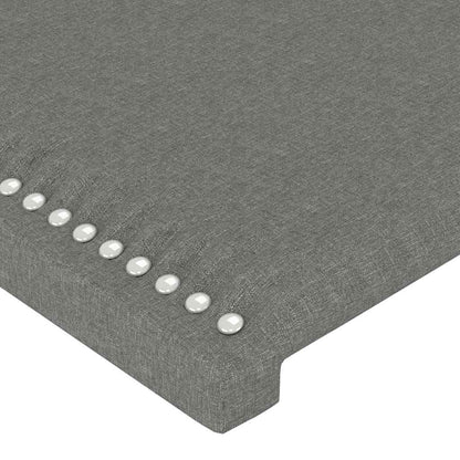 Giroletto senza Materasso Grigio Scuro 100x200 cm Tessuto