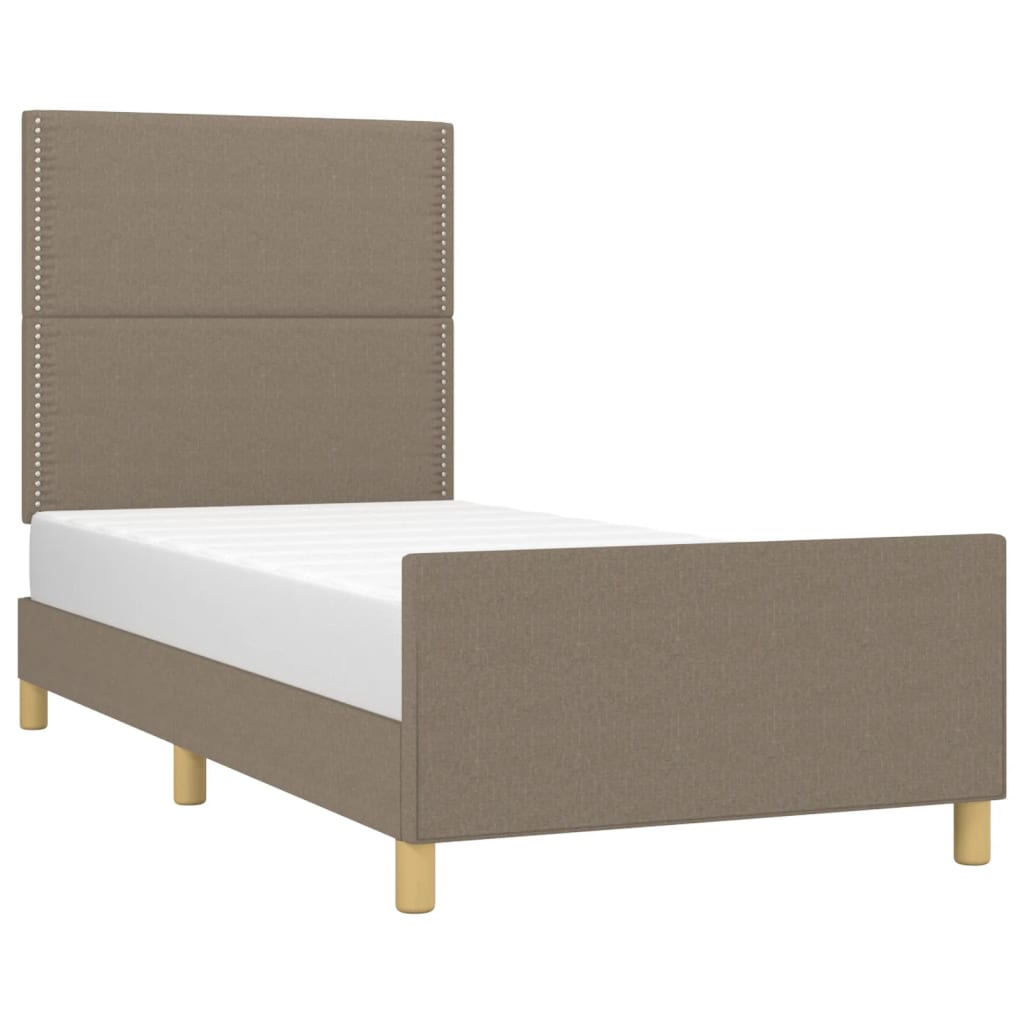 Giroletto senza Materasso Tortora 100x200 cm in Tessuto | homemem39