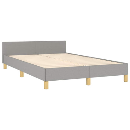Giroletto senza Materasso Grigio Chiaro 120x200 cm Tessuto
