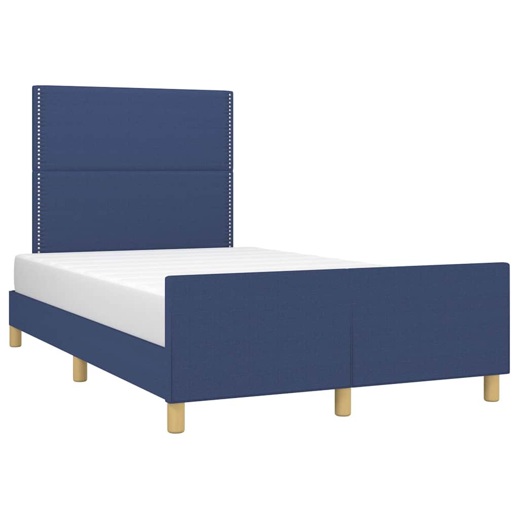 Giroletto senza Materasso Blu 120x200 cm in Tessuto