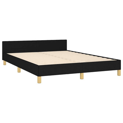 Giroletto senza Materasso Nero 140x200 cm in Tessuto | homemem39