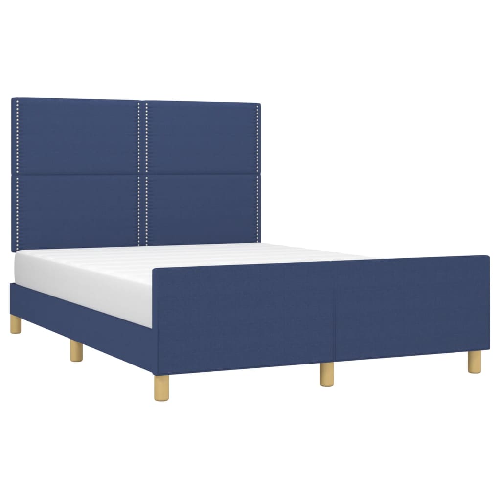 Giroletto senza Materasso Blu 140x200 cm in Tessuto | homemem39