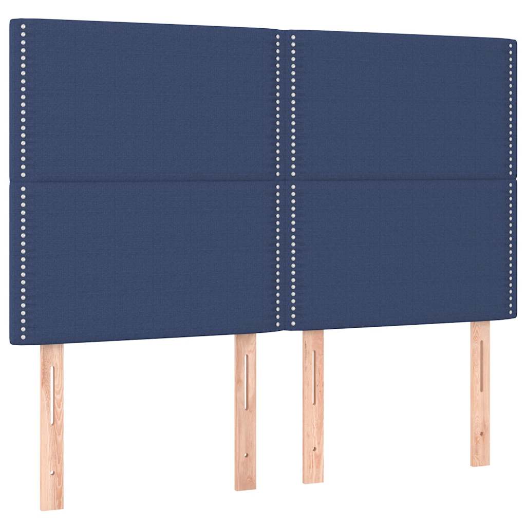 Giroletto senza Materasso Blu 140x200 cm in Tessuto