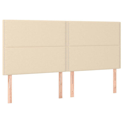 Giroletto senza Materasso Crema 180x200 cm in Tessuto