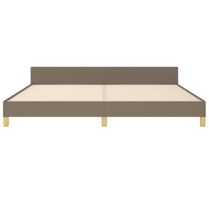 Giroletto senza Materasso Tortora 200x200 cm in Tessuto | homemem39