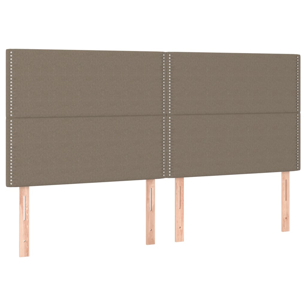 Giroletto senza Materasso Tortora 200x200 cm in Tessuto | homemem39