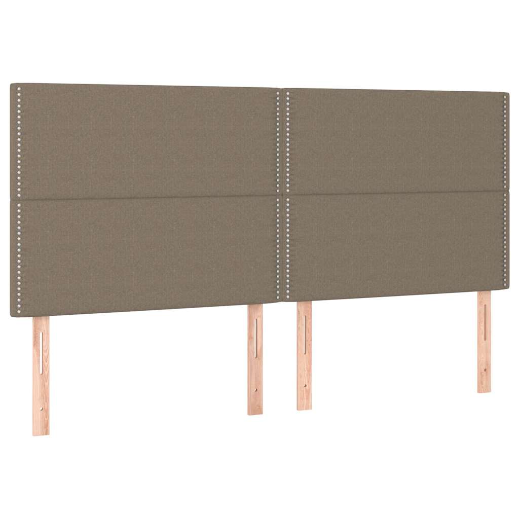 Giroletto senza Materasso Tortora 200x200 cm in Tessuto