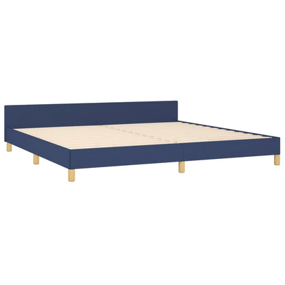 Giroletto senza Materasso Blu 200x200 cm in Tessuto | homemem39