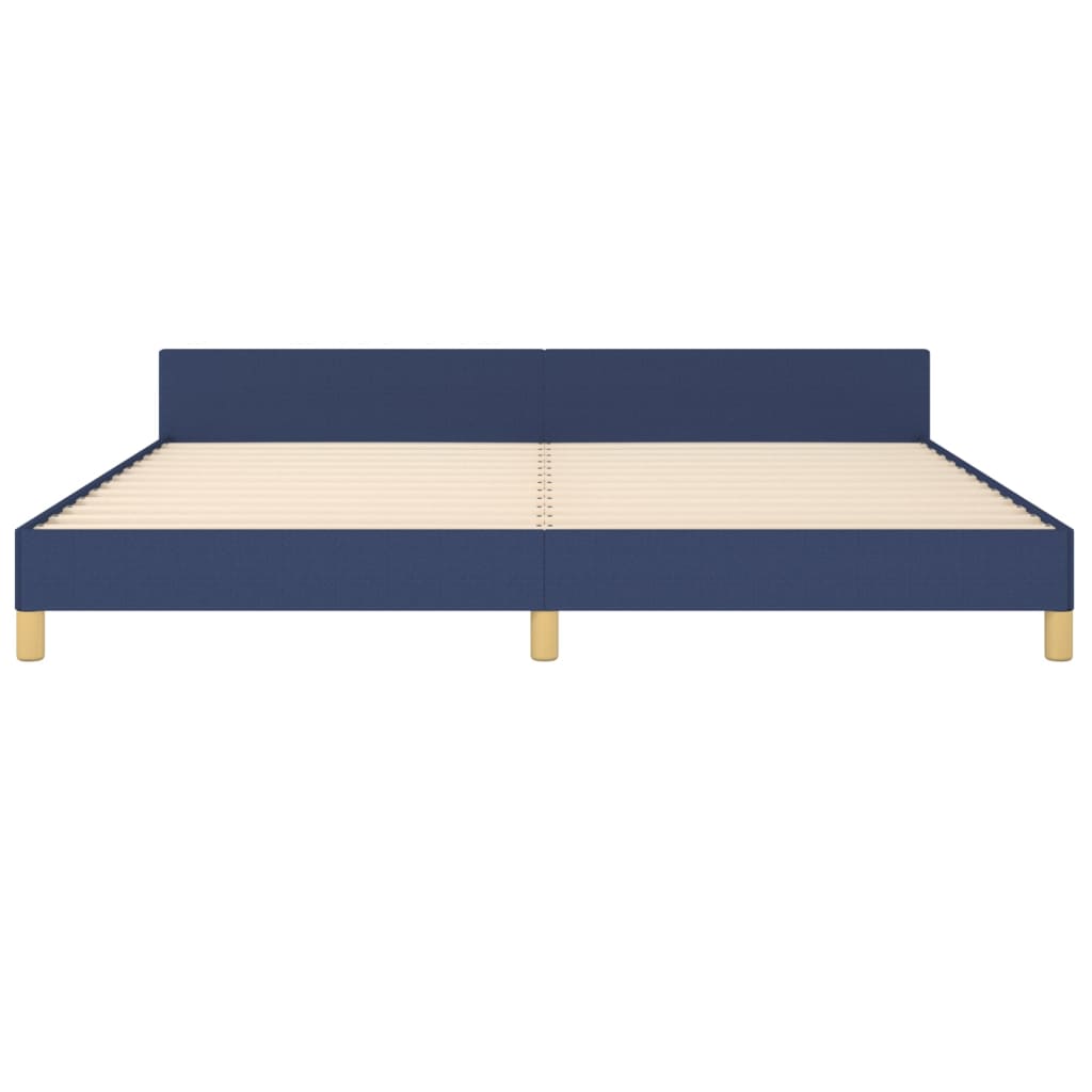Giroletto senza Materasso Blu 200x200 cm in Tessuto | homemem39