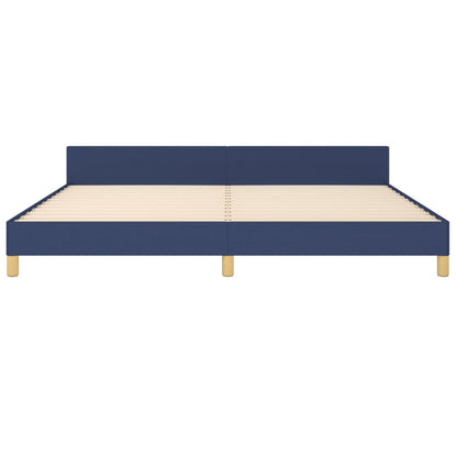 Giroletto senza Materasso Blu 200x200 cm in Tessuto | homemem39