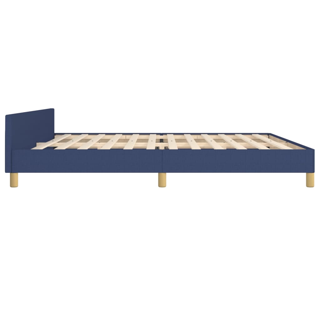 Giroletto senza Materasso Blu 200x200 cm in Tessuto | homemem39