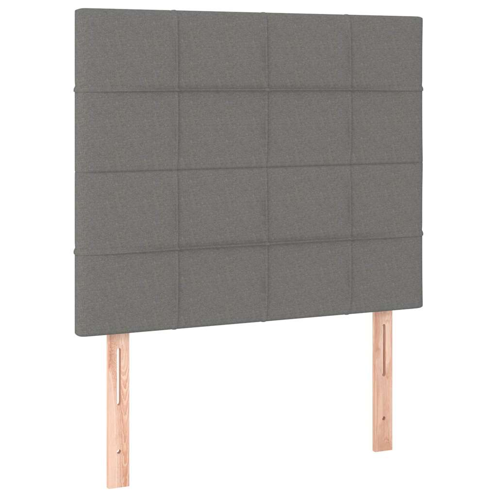 Giroletto senza Materasso Grigio Scuro 80x200 cm Tessuto