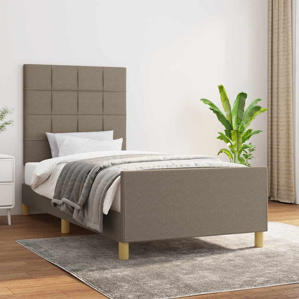 Giroletto senza Materasso Tortora 80x200 cm Tessuto