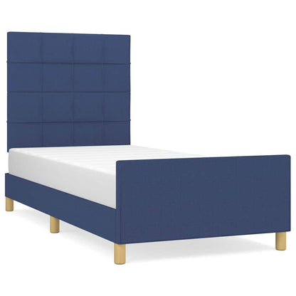Giroletto senza Materasso Blu 80x200 cm in Tessuto