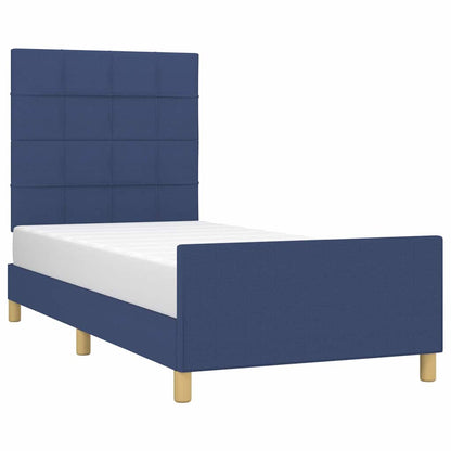 Giroletto senza Materasso Blu 80x200 cm in Tessuto