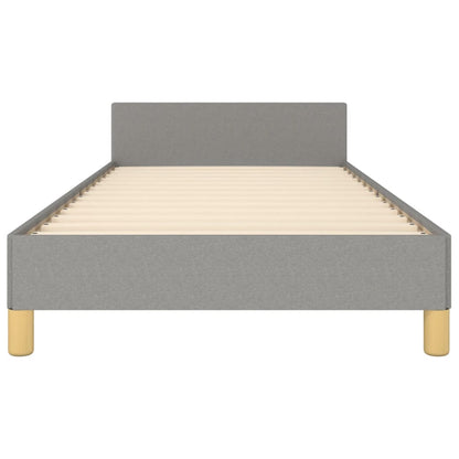 Giroletto senza Materasso Grigio Chiaro 90x190 cm Tessuto | homemem39