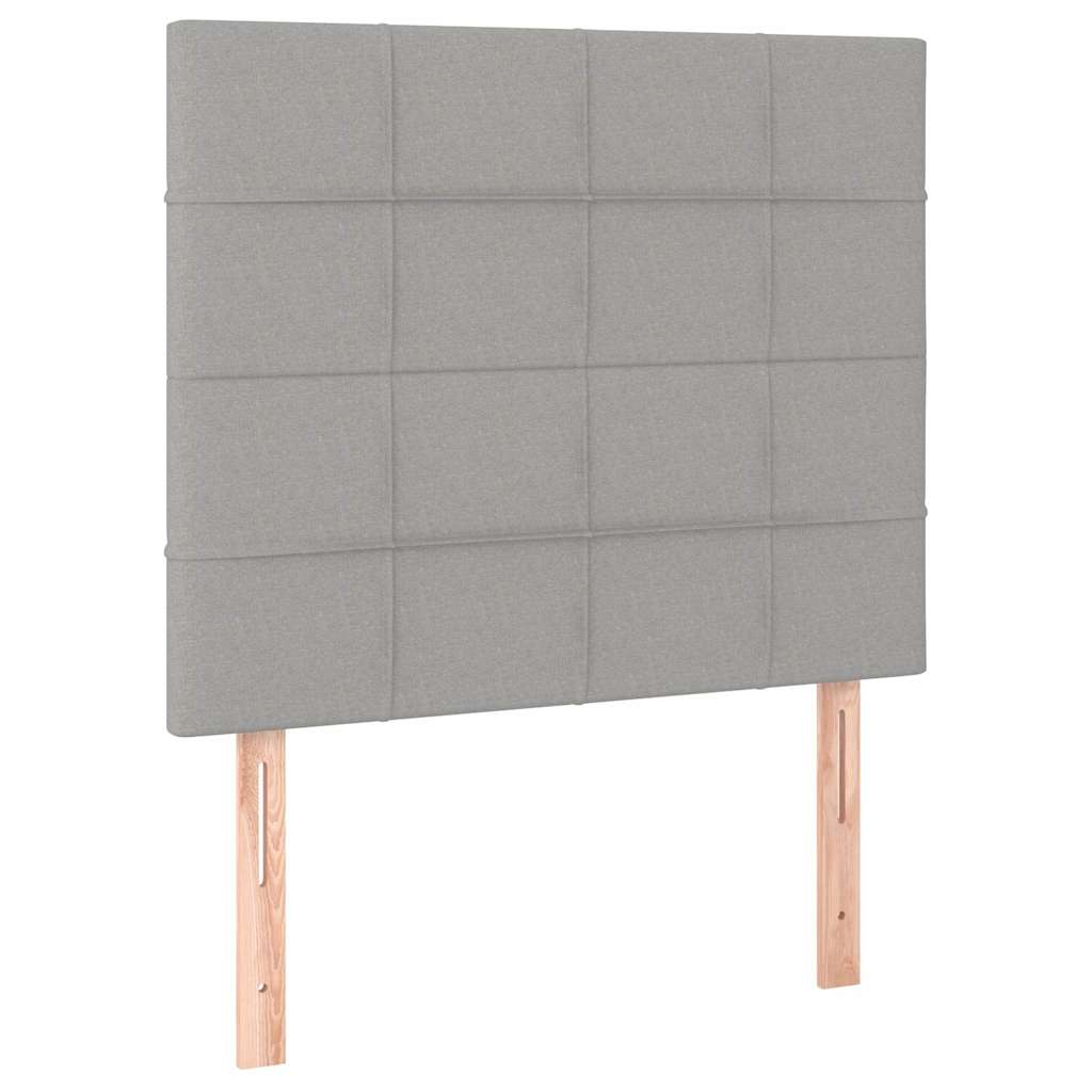 Giroletto senza Materasso Grigio Chiaro 90x200 cm Tessuto
