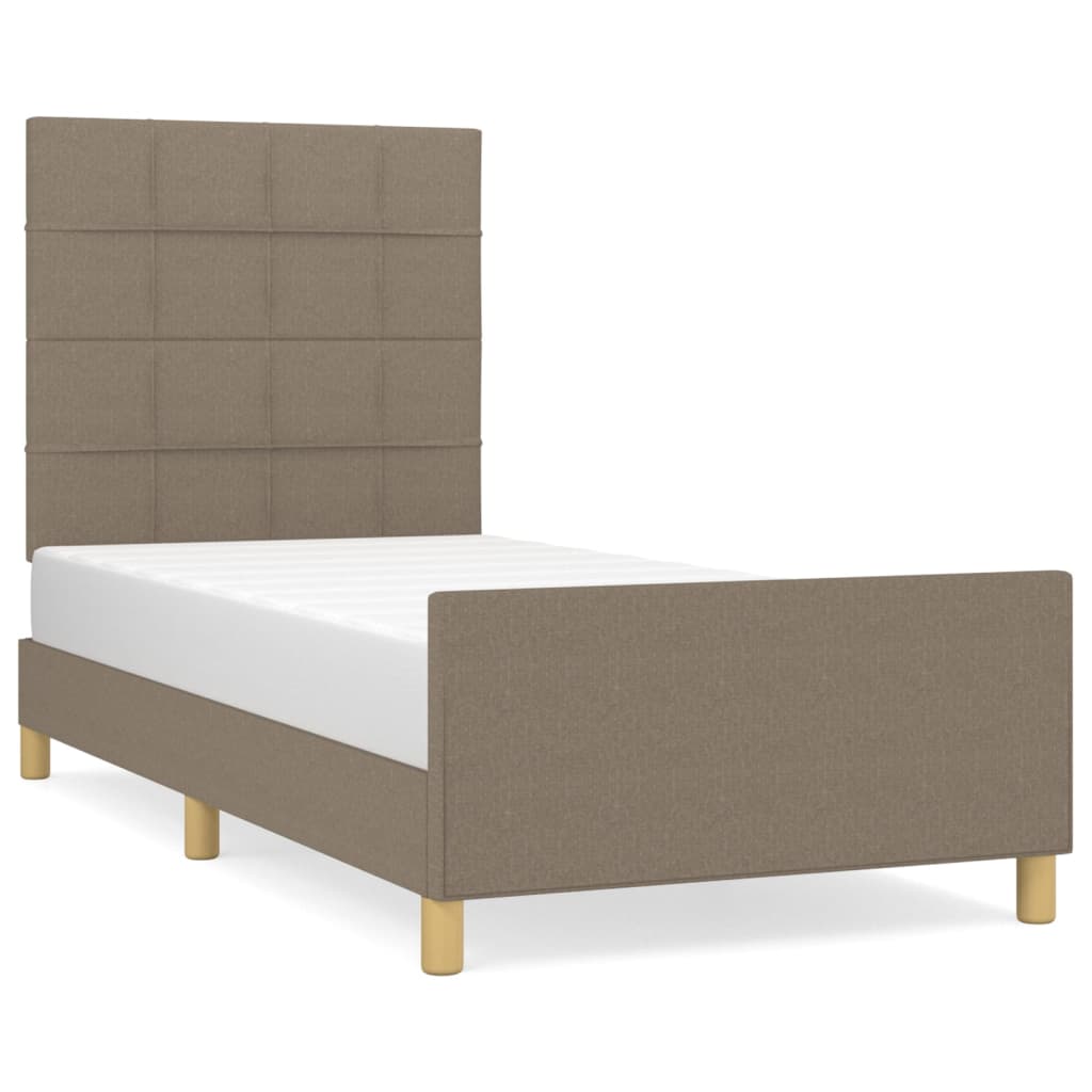 Giroletto senza Materasso Tortora 100x200 cm in Tessuto | homemem39