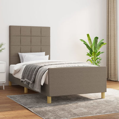 Giroletto senza Materasso Tortora 100x200 cm in Tessuto | homemem39