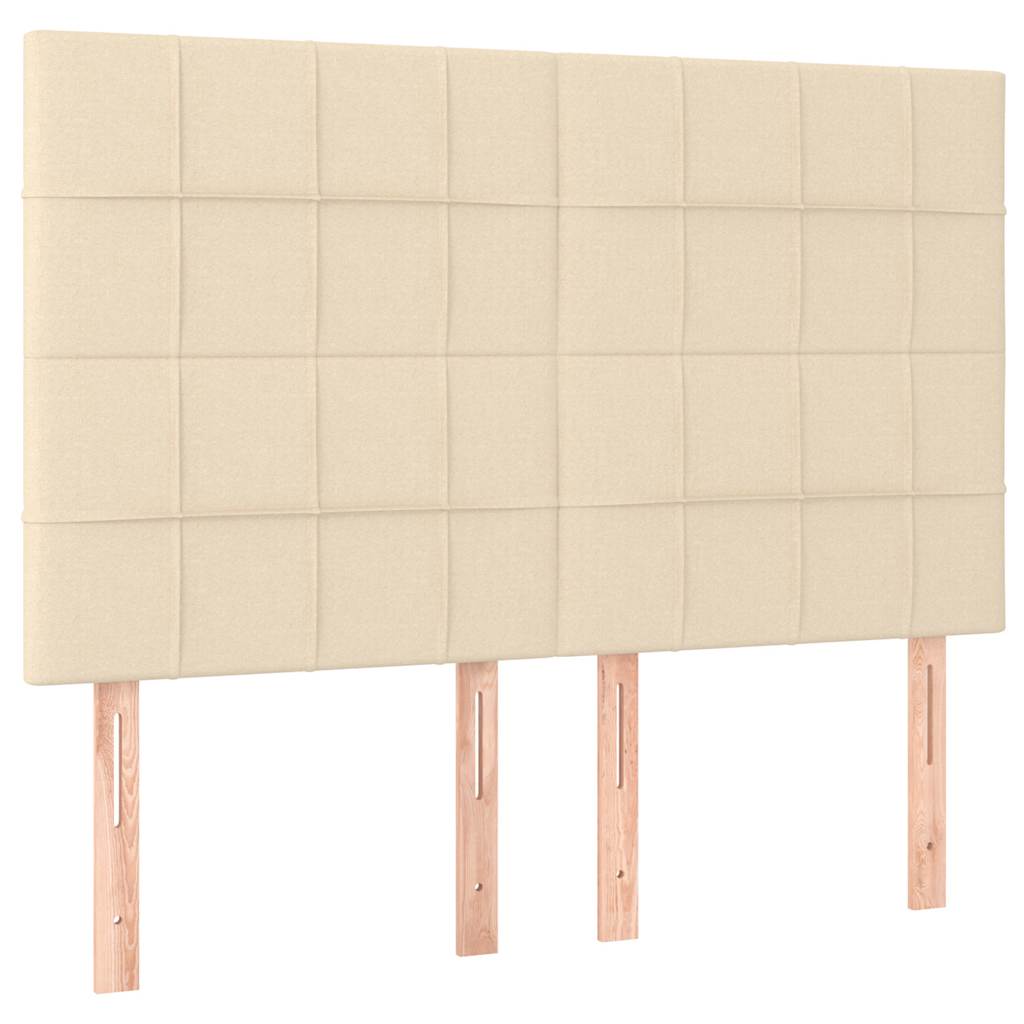 Giroletto senza Materasso Crema 140x190 cm in Tessuto