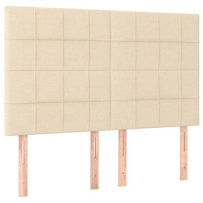 Giroletto senza Materasso Crema 140x200 cm in Tessuto
