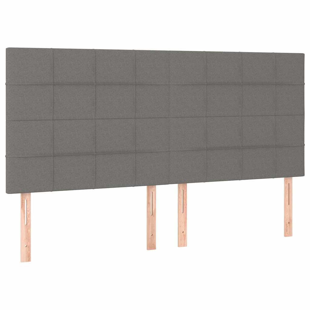 Giroletto senza Materasso Grigio Scuro 180x200 cm Tessuto